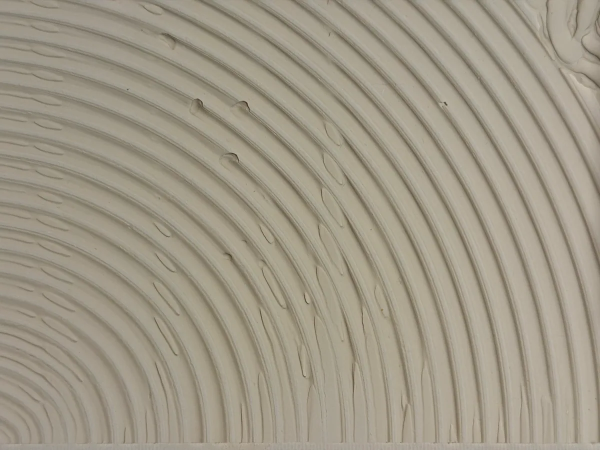 Surface detail — Echo of Silence by Alyne Perfeito, 50 x 70 cm (19.7 x 27.6 in)