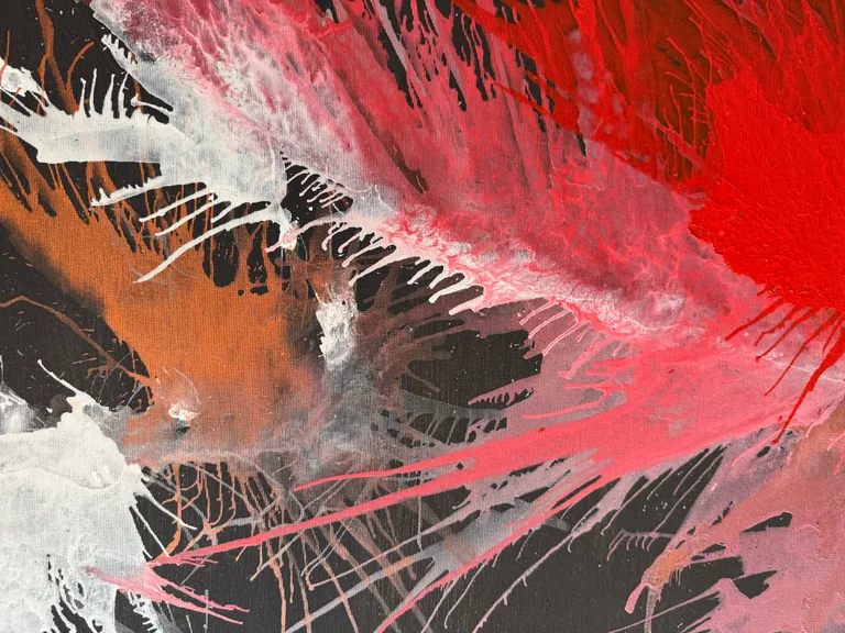Surface detail — Genesis of Flame by Alyne Perfeito