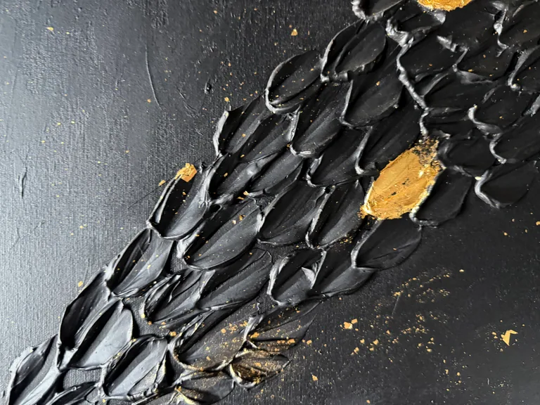 Surface detail — Golden Passage by Alyne Perfeito