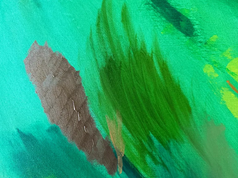 Surface detail — Vegetal Dawn by Alyne Perfeito
