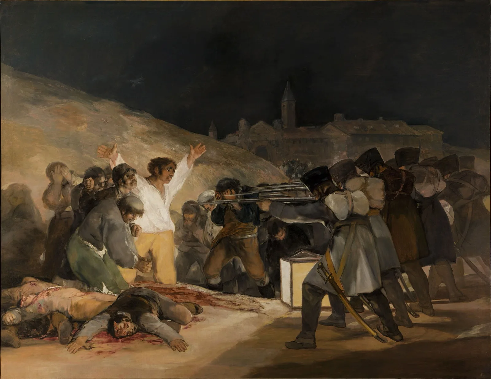 The Third of May 1808, oil on canvas by Francisco Goya (1814), in the collection of the Museo del Prado, Madrid