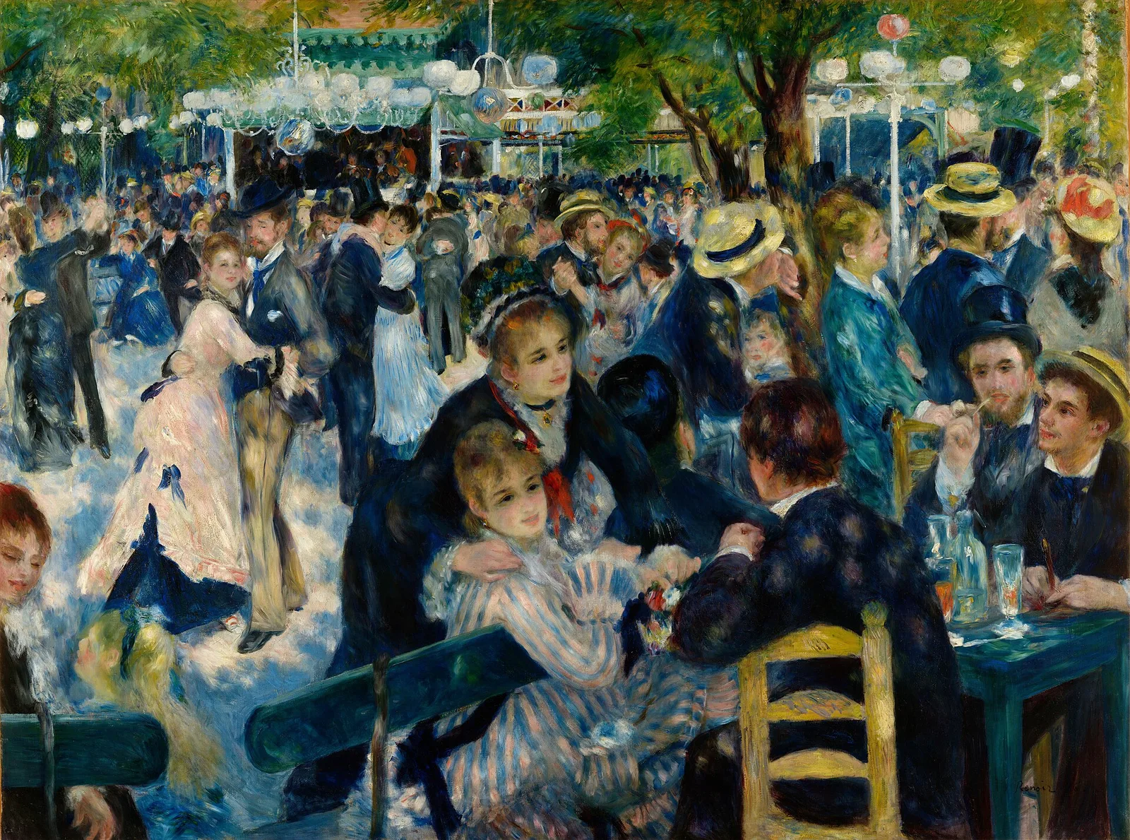 Bal du Moulin de la Galette, pintura de Pierre-Auguste Renoir de 1876, no acervo do Musée d'Orsay, em Paris