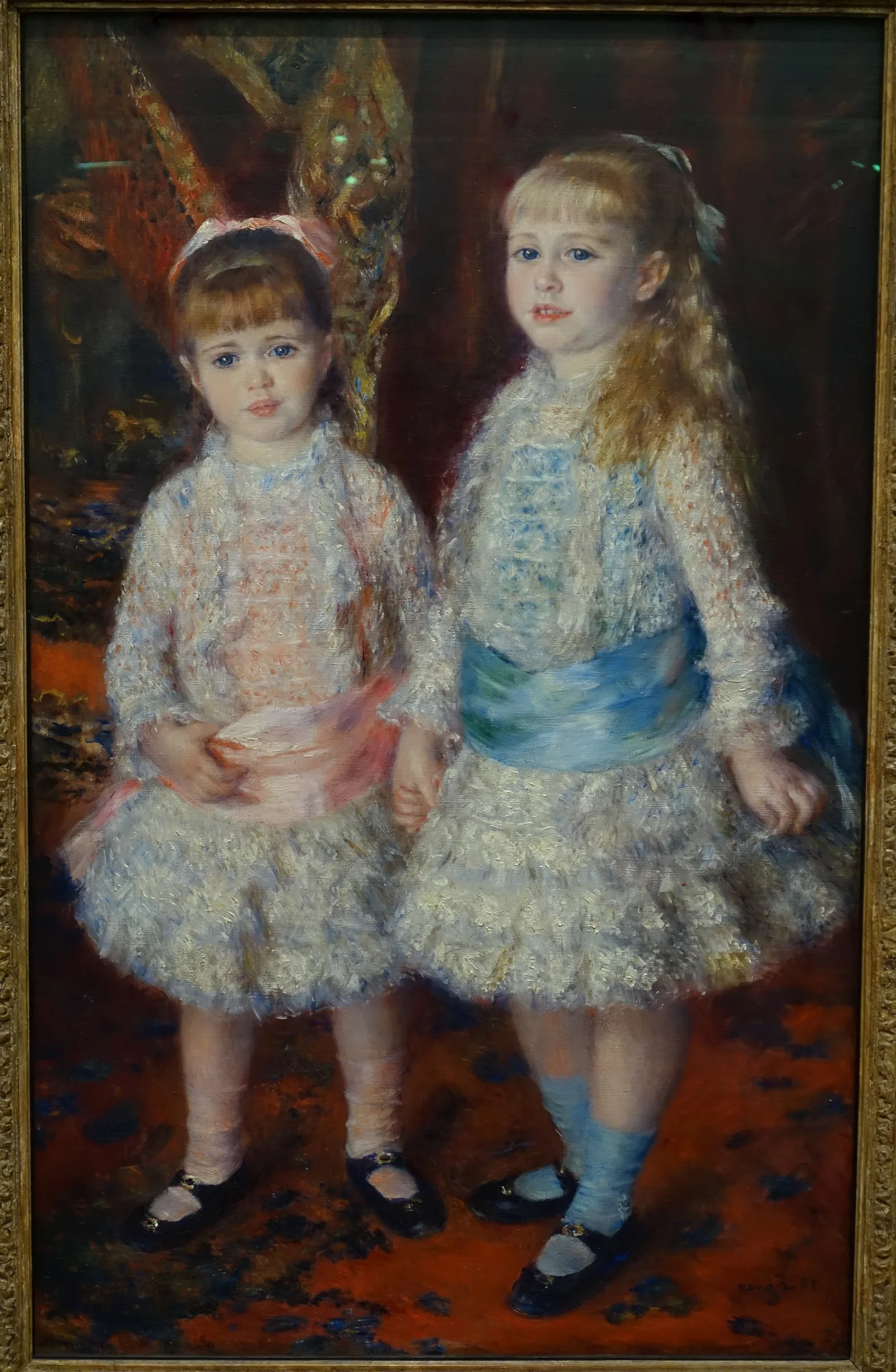 Rosa e Azul (As Meninas Cahen d'Anvers), óleo sobre tela, Pierre-Auguste Renoir, 1881 — obra do acervo do MASP, São Paulo
