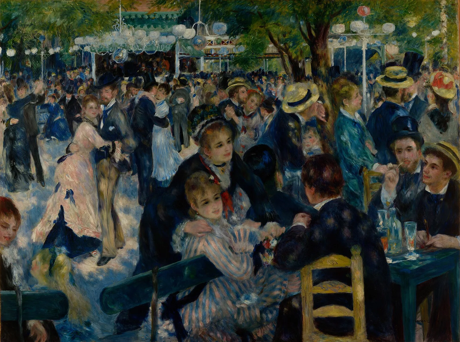 Bal do Moulin de la Galette, pintura de Pierre-Auguste Renoir de 1876, no acervo do Musée d'Orsay, em Paris